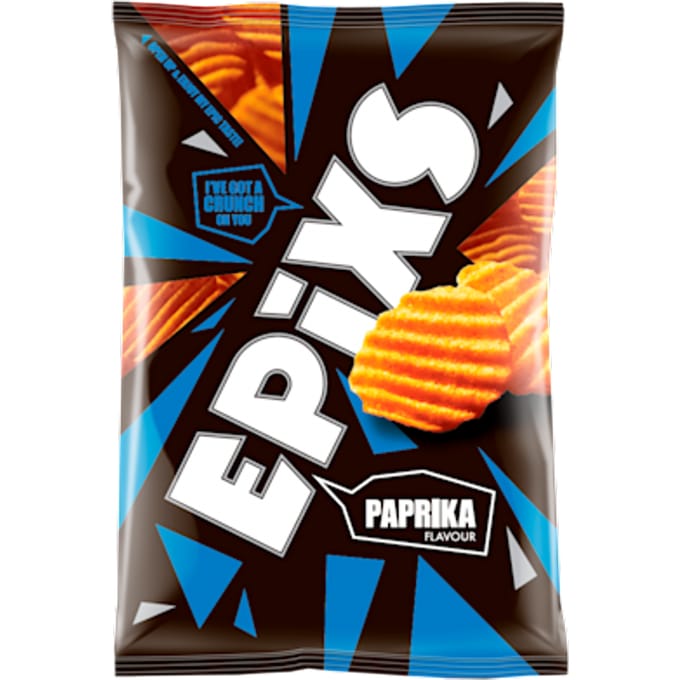 Ribbelchips paprika
