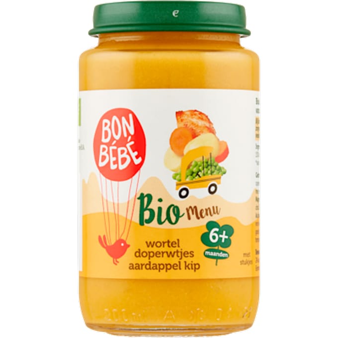 Bio M0616 wortel doperwtjes aardappel