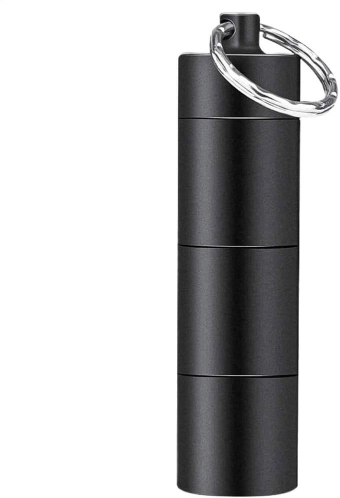 Dailygoods- Medicijnhouder Lichtgewicht - Opbergdoos - Waterdicht - Antislip - Compact - Sleutelhanger Ontwerp
