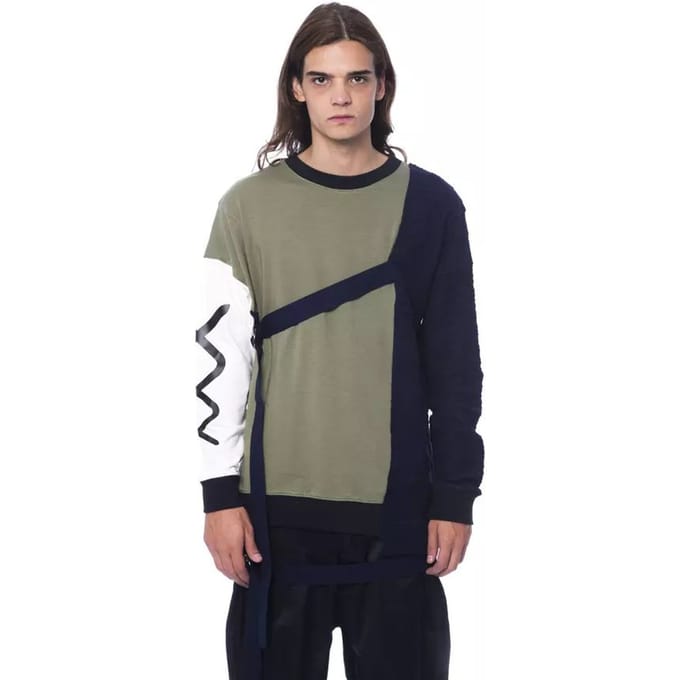 Kleurblokgebreide Sweatshirt Ni12989