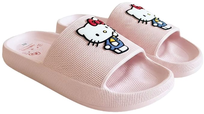 Hello Kitty Slippers Meisjes - Roze Badslippers - Antislip - Officieel Gelicenseerd