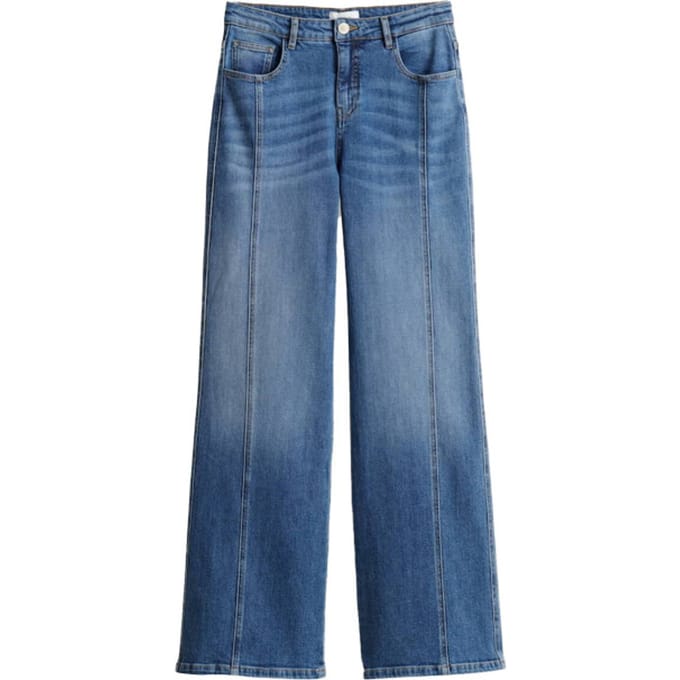 Slim fit jeans van katoenmix model 'Miva strong'