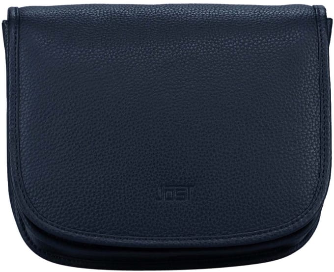 JOST Leren schoudertas Vika Shoulder Bag Blue donkerblauw