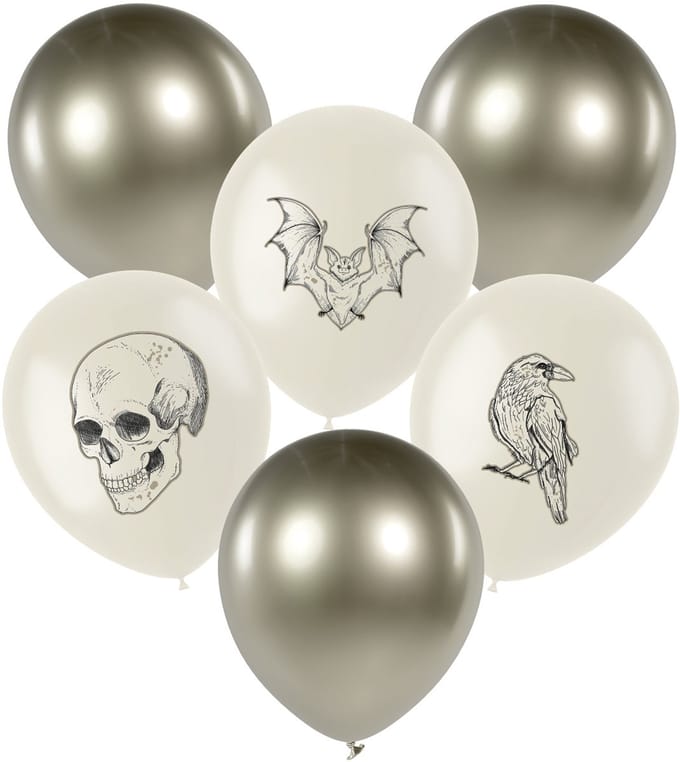 Latexballonnen - Creepy Curiosities - 6 stuks