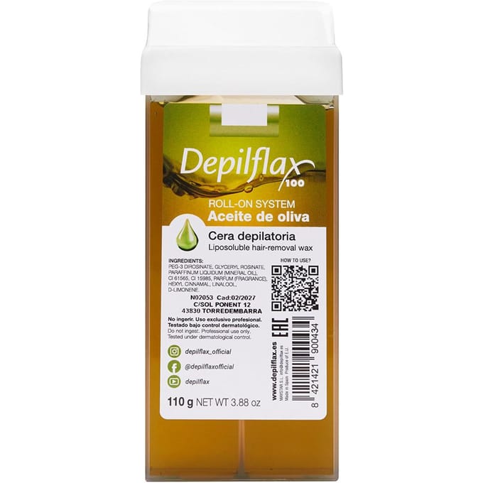 Depilflax 100 ontharingswas rol olijf 110 g