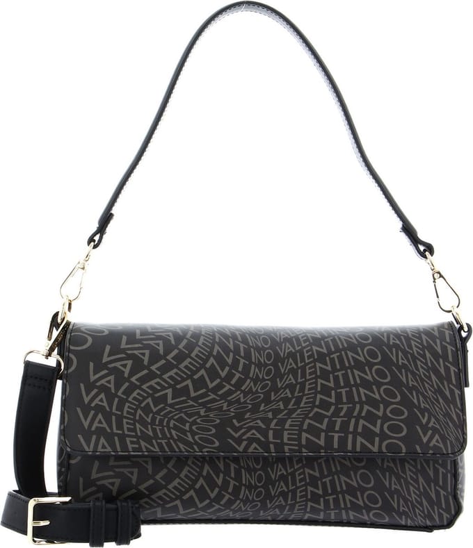 VALENTINO Schoudertas Pattina Samosa Crossbody Bag Nero / Grigio Zwart