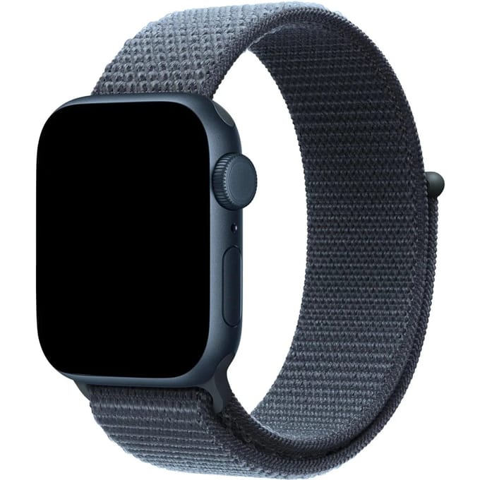 2+1 | Apple Watch Bandje Flyne - Geweven - Nylon - Donkergrijs