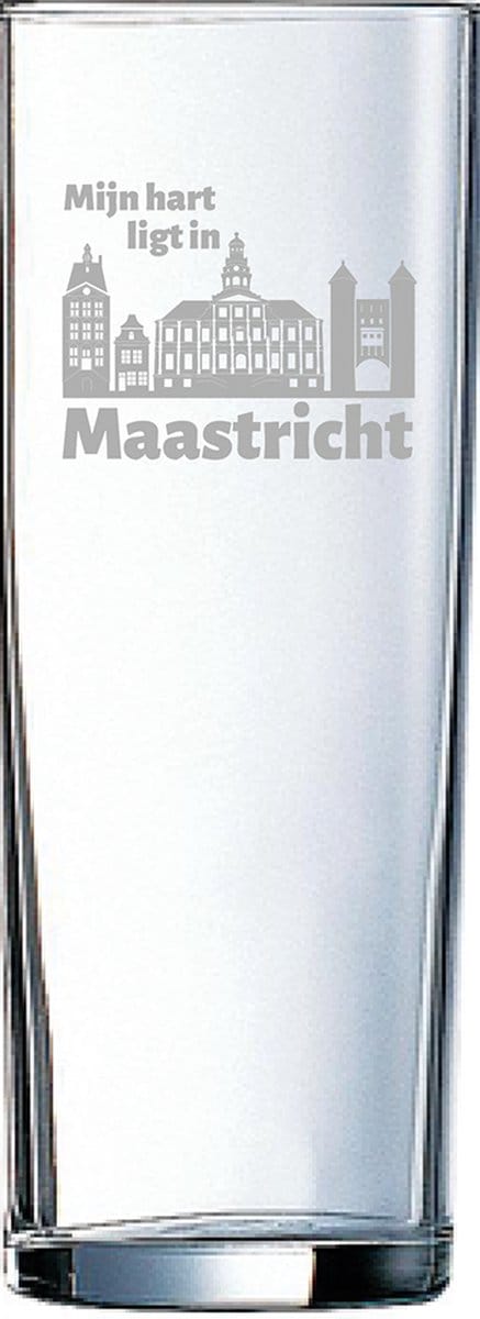 Gegraveerde longdrinkglas 31cl Maastricht
