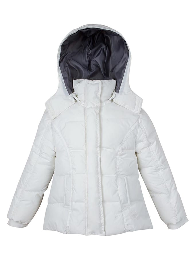Veste d'hiver blanche pour fille Olimpias black