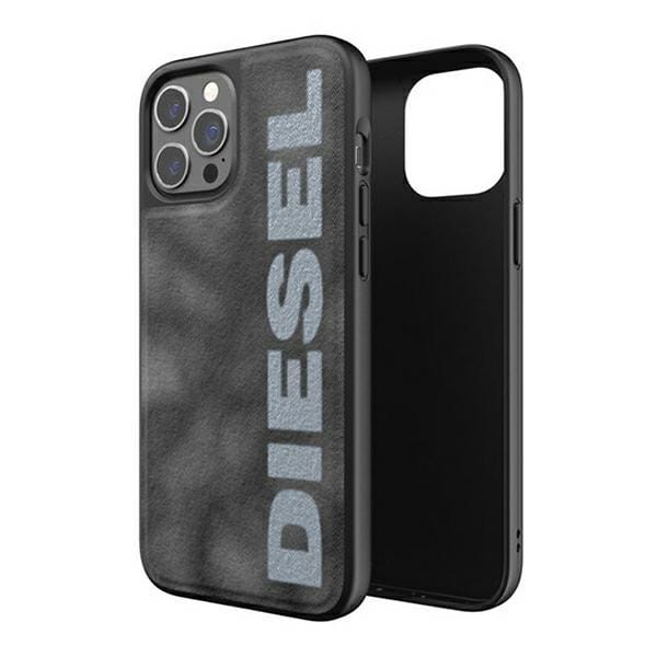 Étui pour iPhone 12 Diesel Denim Blanchi Gris-blanc