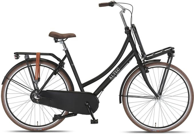 Altec Transportfiets dames Vintage 28 Inch 57 cm Dames 3V Terugtraprem Matzwart