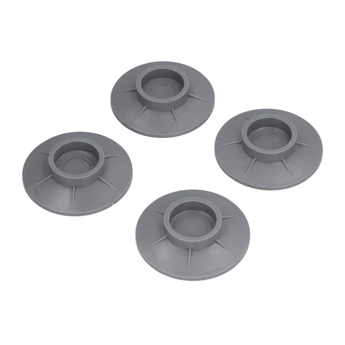 4 stuks vacuüm zuignap ontwerp wasmachine voeten pad antislip anti vibratie geluid demping pad gray