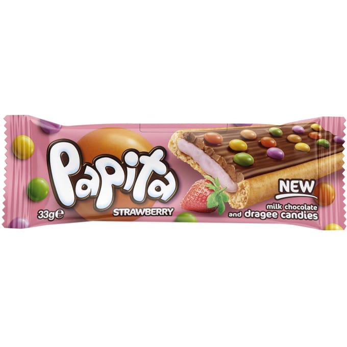 Tim Solen Papita aardbeireep 33g