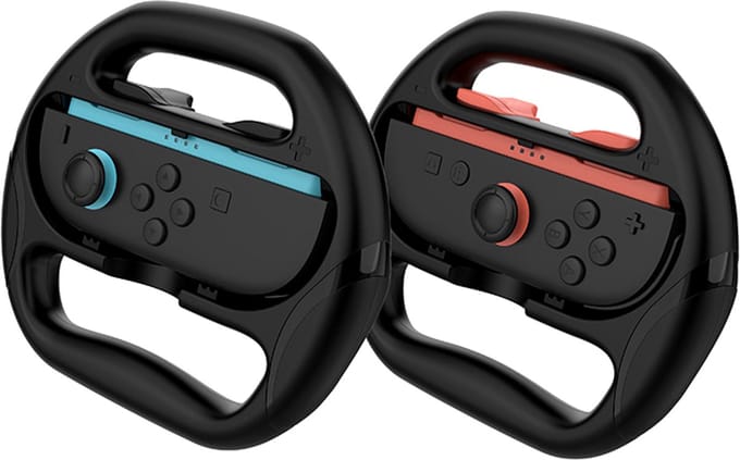 Sounix Joy-con Stuurtjes - Set van 2 Grips - Geschikt voor Nintendo Switch 2 - Zwart