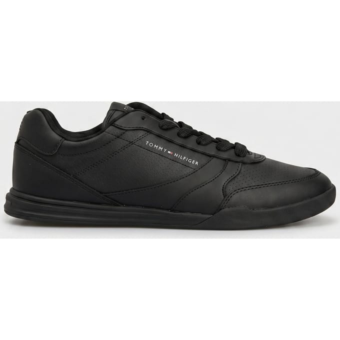 Tommy Hilfiger Lopro Cup Leather Shoes Black Größe: 41 | Trainers Outlet | Herren | Schwarz