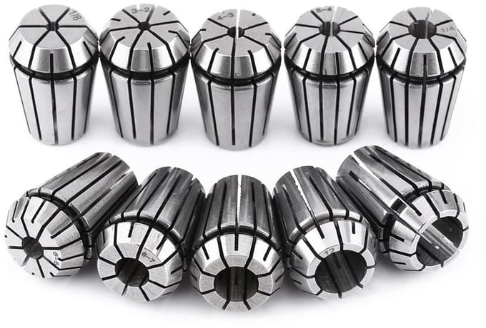 Dailygoods- Collet Set 10 Stuks - Er20/Er11 Spantang - Cnc