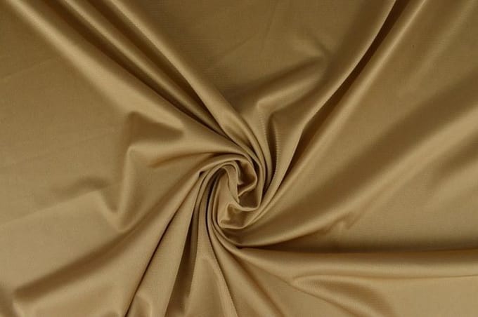 Stretch voeringstof - Licht taupe - 160cm breed - 15 meter