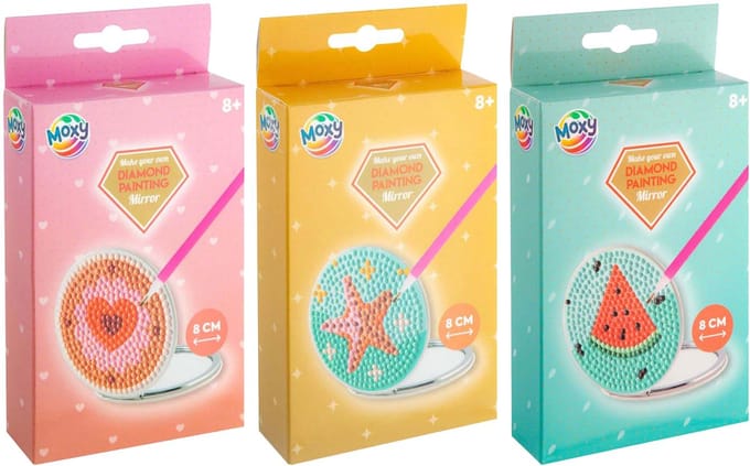 Creative Craft Group Diamond Painting Hand Mirror Decorate - 8 cm