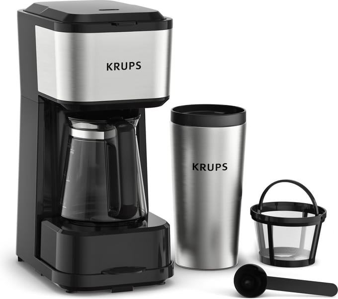 Krups Simply Brew KM207D10 - 3-in-1 Filter koffiezetapparaat - Inclusief Isotherme drinkbeker