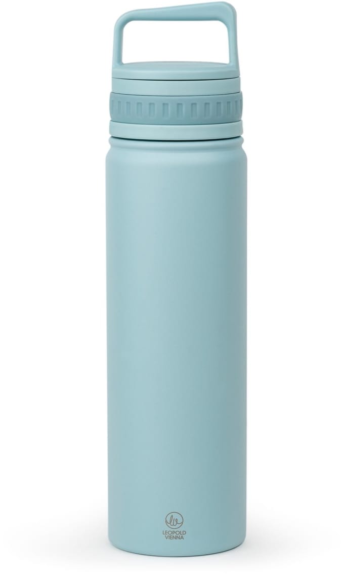 Leopold Vienna - Drinkfles Moshi to-go beker thermosfles - dubbelwandig RVS - mint