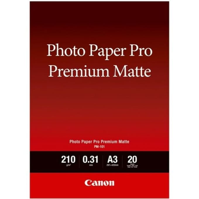 Canon Papier PM-101 / 8657B006 Premium Matte A3 - 20 sheets