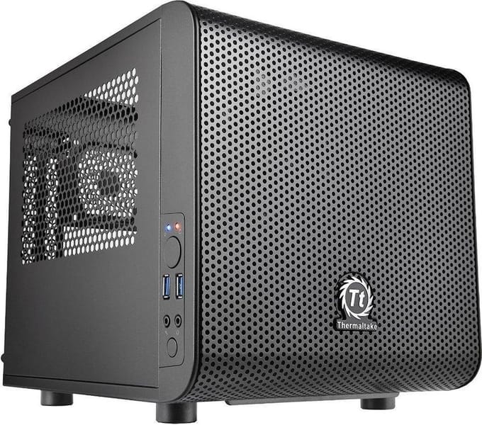 Thermaltake Core V1 - Case - Cube - Zwart