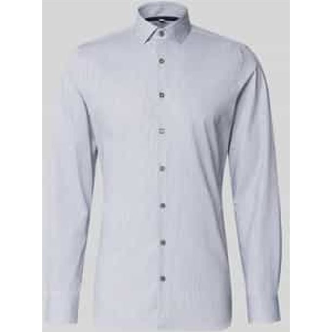 Slim fit zakelijk Hemd met Kentkraag