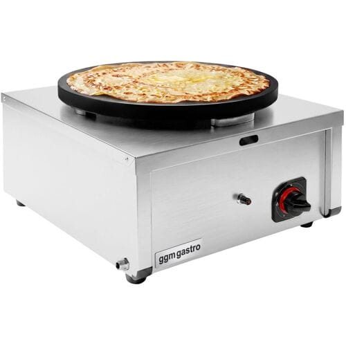 GGM Gastro Gas Crêpes-Gerät - Form: Crêpes Zilver