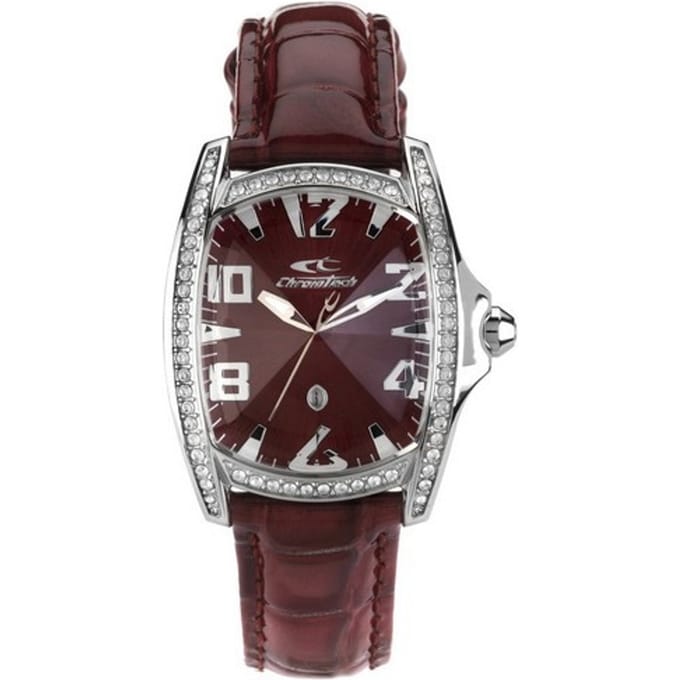 Horloge CHRONOTECH CT7988LS-64. Kwarts, Kleur rood. Unisex. black