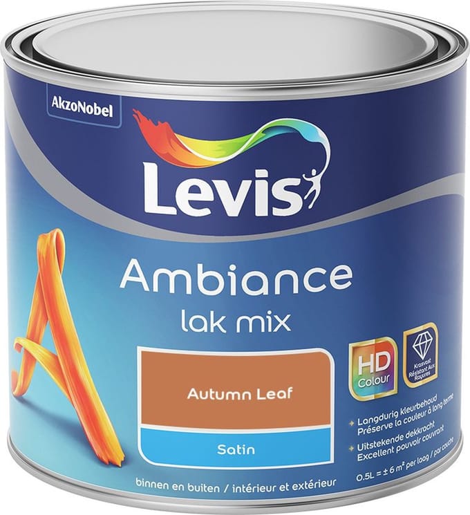 Levis - Ambiance Lak Satin Mix - Autumn Leaf - Mengverf - 0,5 L