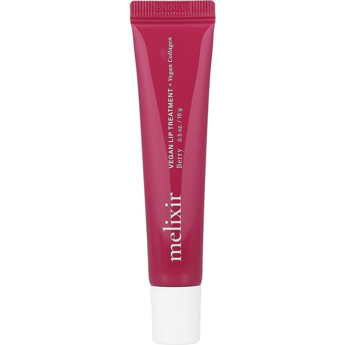 Melixir, Vegan Lip Treatment + Vegan Collageen, 4 Bessen, 15g (0,5 oz) pink