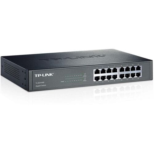 TP-LINK TL-SG1016D TL-SG1016D Netwerk switch 16 poorten 1 GBit/s