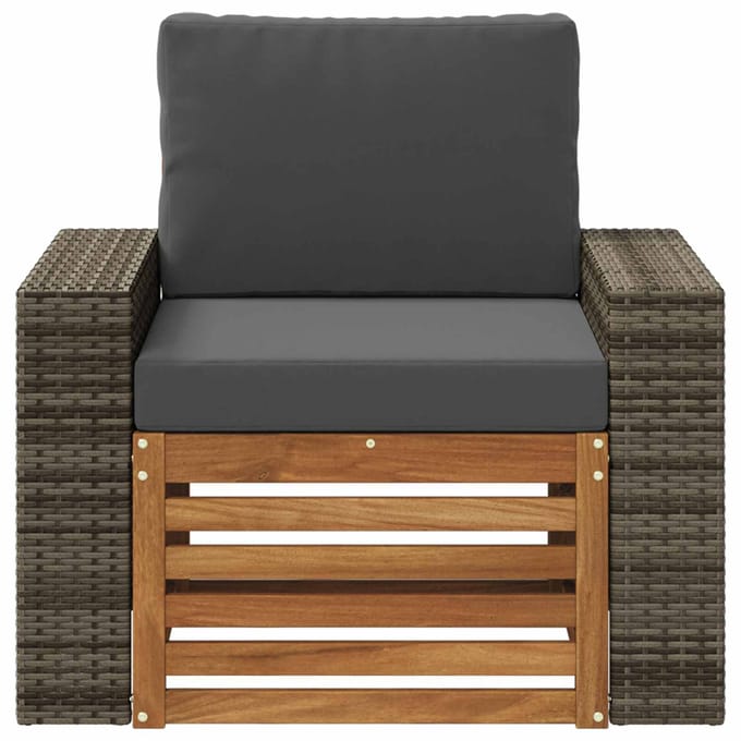 vidaXL - Buiten - Midden - Sofa - Naturel