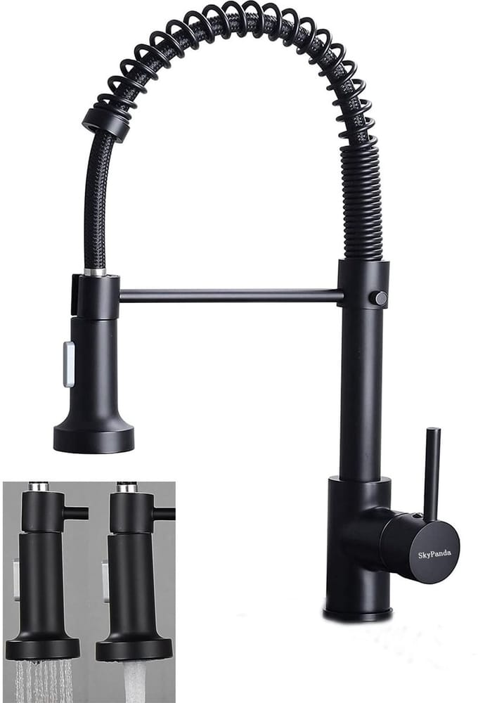 Dailygoods - Keukenkraan met uittrekbare sproeier - Duurzaam volledige koper constructie