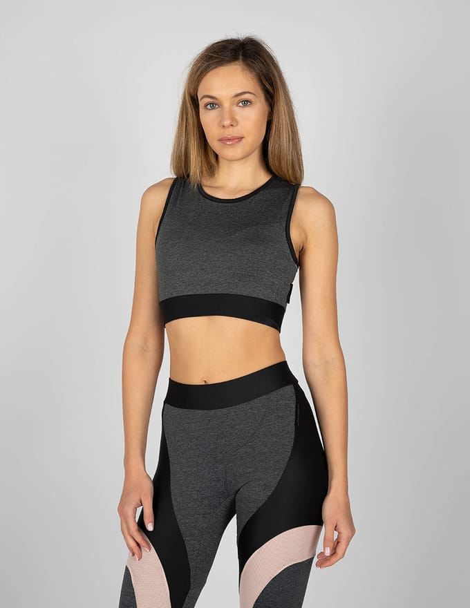 Trussardi Sport Top Vrouw grijs