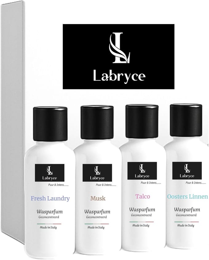 Wasparfum Proefpakket Labryce - 4 Geuren - 4 x 30 ml