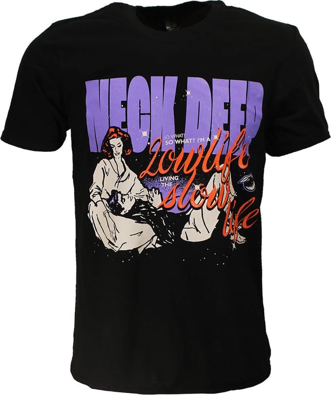 Neck Deep Lowlife Couple T-Shirt - Officiële Merchandise - M