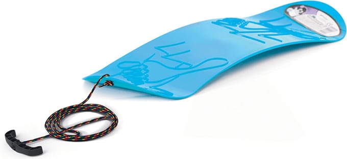 Prosperplast - Speelgoed-snowboard met koord- slee - blauw