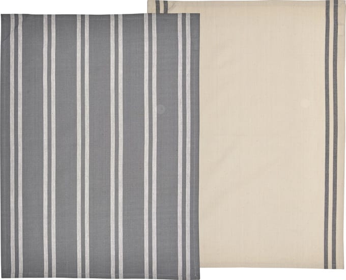 Södahl Soft Theedoek 70 x 50 cm 2 stuks Grey