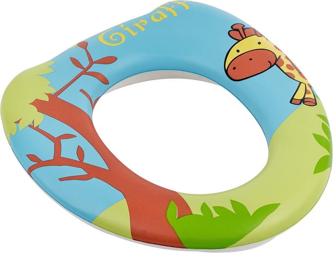 Kinder WC-bril Universeel Toiletverkleiner met Giraffenprint