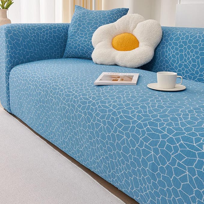 Eendelig Sofaovertrek Elastisch Allesomvattend Anti-Kras Sofa Kussen Eenvoudig Vier Seizoenen Universeel Sofa Verdikt 90—140cm