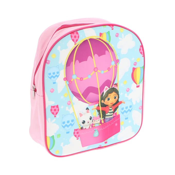 Gabby's Dollhouse 3D Rugzak - Schooltas - Polyester - Roze - Rugzak kind