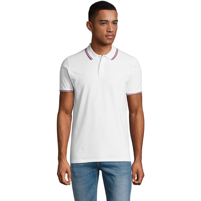 SOLS Heren Prestige Poloshirt (Wit)