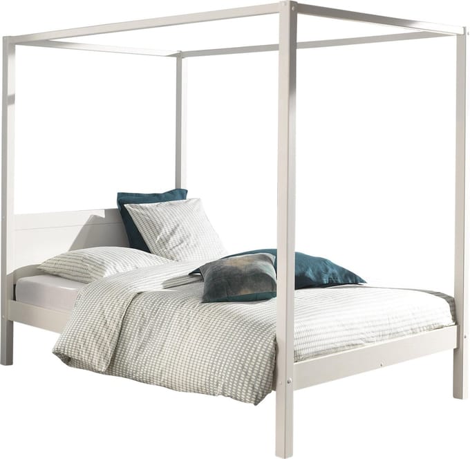 Vipack Hemelbed Pino - 140 x 200 cm - wit