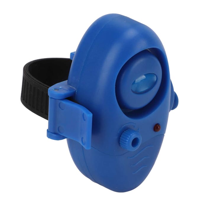 Vis Beetmelder Blauw ABS Elektronisch Slijtvast Vis LED Indicator Geluidsalarm Visgereedschap Accessoire blue
