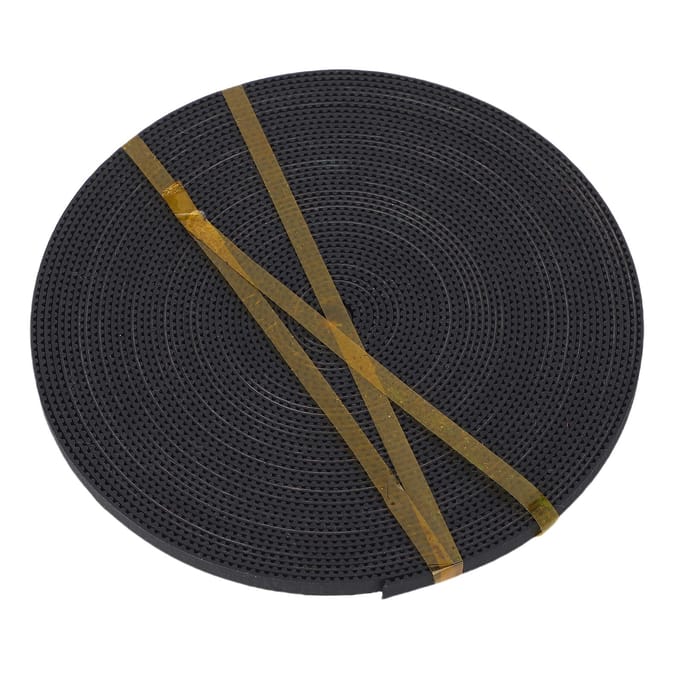10M Distributieriem 6mm Breedte Neopreen Rubber Aandrijfriem voor 3D Printer Centrifuge CNC Machine black