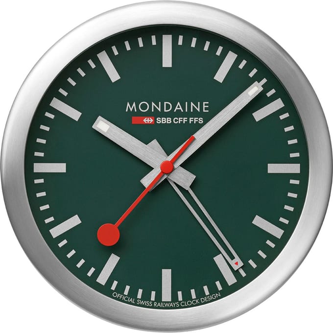 Mondaine Railways A997.MCAL.66SBV Mini Table and Wall Clock Klok
