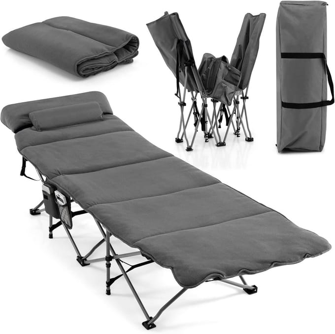 Veldbed Inklapbaar - Stretcher - Vouwbed - draaggemak