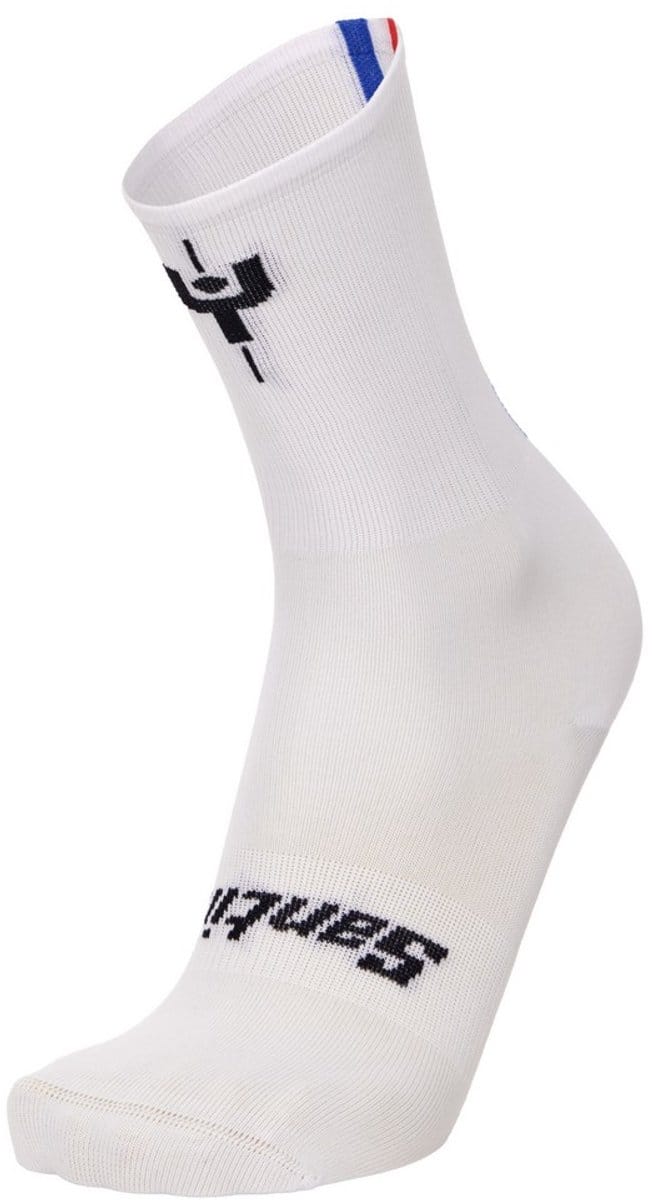 Santini Maillot Jaune Hautacam 2025 Sokken Wit EU 36-39 Man,Vrouw