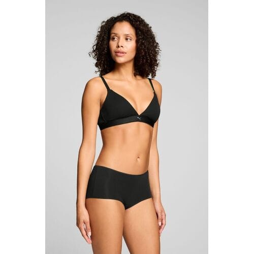 Puma 3-Pack dames short - katoen/modal - mini short - Zwart / S